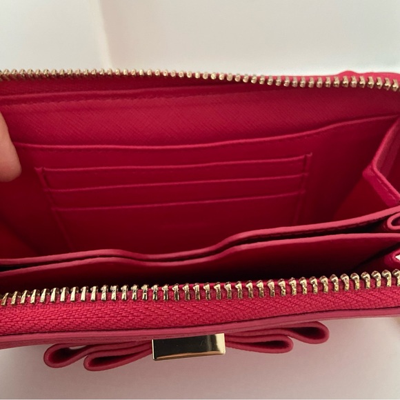Danier Pink Leather Wristlet Wallet - Picture 6 of 10